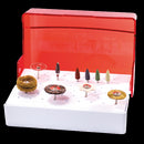 KIT P/TERMINACION Y PULIDO ACRILICO ULTRA TECHNIQUE AMERICAN BURRS