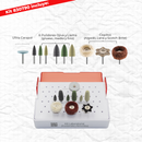 KIT P/TERMINACION Y PULIDO ACRILICO BASICO AMERICAN BURRS