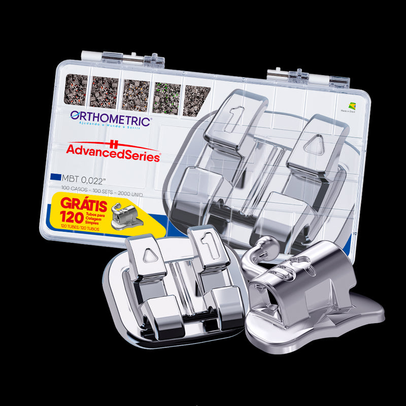 BRACKET ADVANCED MBT ORTHOMETRIC KIT 100/1 PROMO (120 TUBOS ADVANCED MBT)