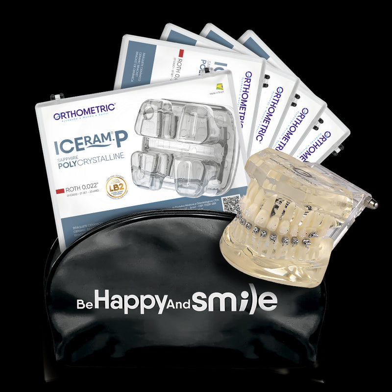BRACKET ICERAM-P POLY SAFIRO ROTH ORTHOMETRIC KIT 5/1 PROMO (01 DENTOFORMO GRATIS)
