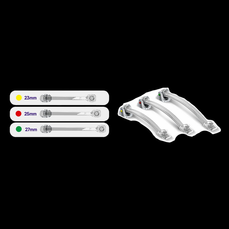DISTALIZADOR ESTETICO ICERAM CLEAR 27MM (2 UN) ORTHOMETRIC