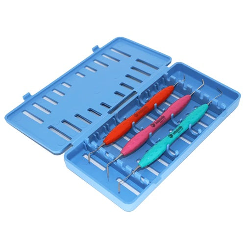 ESTUCHE SEMPLICITA AZUL PEQUEÑA CON PARTICIONES INDUSBELLO