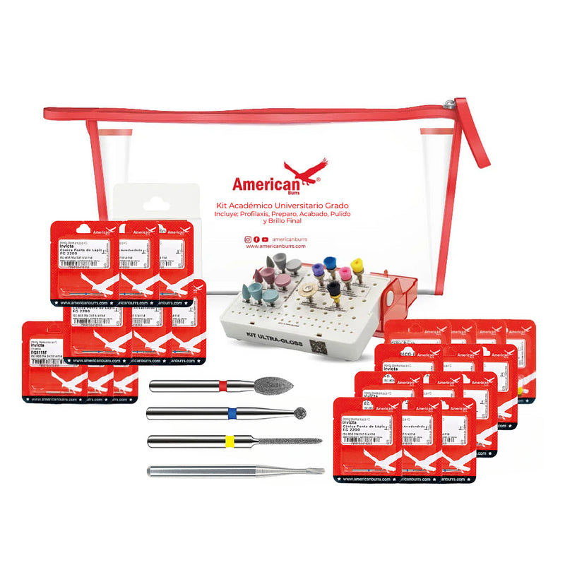 PACK DENTISTICA ECONOMICO AMERICAN BURRS