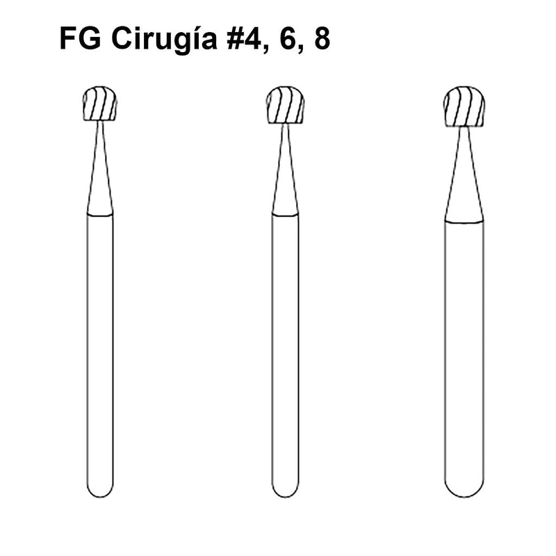 FRESA CARBIDE P/CIRUGIA FGC6 RAZOR AMERICAN BURRS