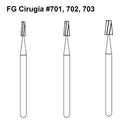 FRESA CARBIDE P/CIRUGIA FGC703 RAZOR AMERICAN BURRS