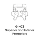 GRAPA P/AISLAMIENTO INDUSBELLO TRANSPARENTE G3 PREMOLARES SUP E INF KIT 15/1