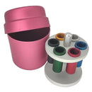 CAJA P/ESTERILIZAR ENDODONTICA REDONDA ENDOBOX ROSADA GOLGRAN