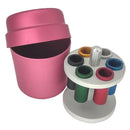 CAJA P/ESTERILIZAR ENDODONTICA REDONDA ENDOBOX ROSADA GOLGRAN