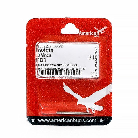 FRESA CARBIDE P/OPERATORIA FG1  ESFERICA RAZOR AMERICAN BURSS