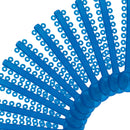 ELASTICOS LIGADURAS MODULAR AZUL CRISTAL ORTHOMETRIC