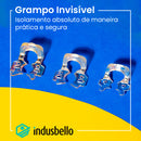 GRAPA P/AISLAMIENTO INDUSBELLO TRANSPARENTE G3 PREMOLARES SUP E INF KIT 15/1