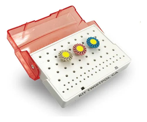 KIT DE PULIDORES DIAMANTADOS DE CERAMICA Y DISILICATO DE LÍTIO AMERICAN BURRS