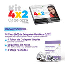 BRACKET CAPELOZZA SYSTEMA 4X2 KIT + (TUBOS, SEQ. DE ARCOS E STOPS) 01 CASO ORTHOMETRIC