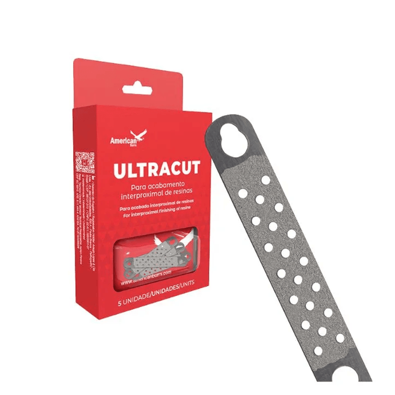 TIRA DIAMANTADA ULTRACUT C/5 UNIDADES COLMENA GRAN. FINA REFIL GS0.10 - GS0.10 AMERICAN BURRS