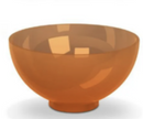 COPA DE GOMA INDUSBELLO NARANJA