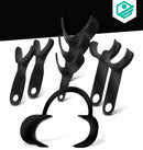 RETRACTOR KIT SURTIDO P/ADULTO NEGRO 9/1 (C, V, MF Y EXPANDEX)