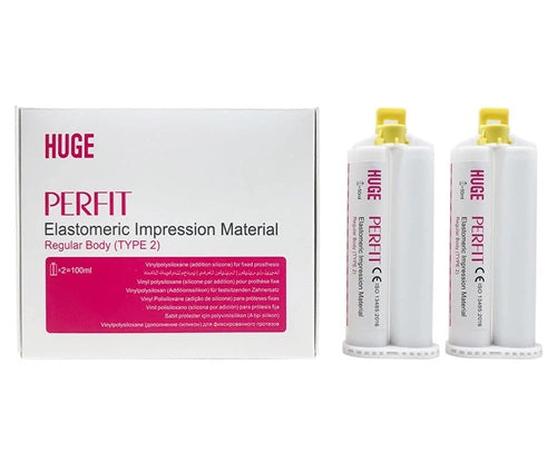 SILICONA PF TRANSPARENTE P/MATRICES (2X50ML) HUGE DENTAL