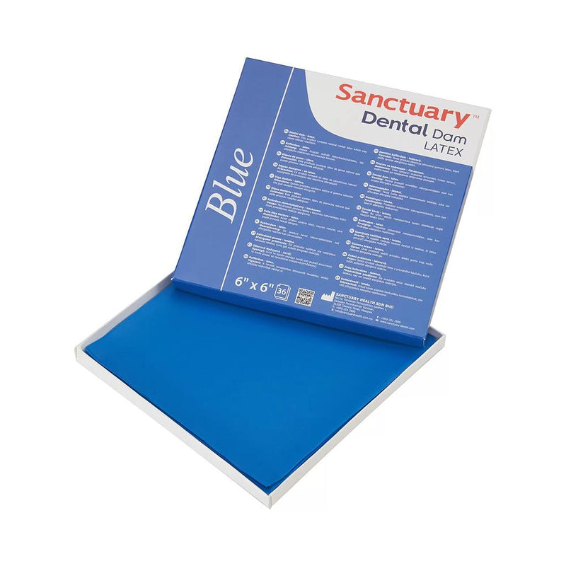 DIQUE GOMA 5"X5" SANCTUARY AZUL MEDIO
