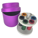 CAJA P/ESTERILIZAR ENDODONTICA REDONDA ENDOBOX MORADA GOLGRAN