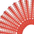 ELASTICOS LIGADURAS MODULAR CORAL ORTHOMETRIC