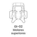 GRAPA P/AISLAMIENTO INDUSBELLO TRANSPARENTE G2 MOLARES SUPERIORES KIT 15/1