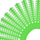 ELASTICOS LIGADURAS MODULAR VERDE NEON ORTHOMETRIC
