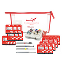 KIT ACADEMICO 19389 CARBIDE RAZOR PREPARO AMERICAN BURRS
