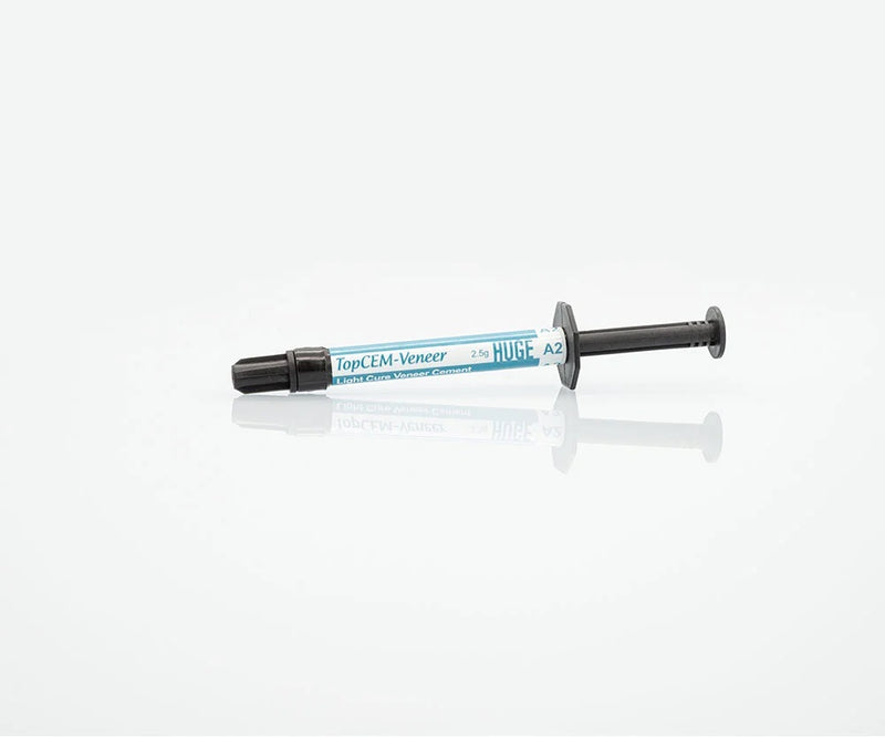 CEMENTO RESINOSO P/CARILLAS FOTO TOPCEM VENEER AESTHETIC (WHITE) HUGE DENTAL