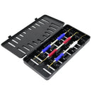 ESTUCHE SEMPLICITA NEGRO GRANDE CON PARTICIONES INDUSBELLO