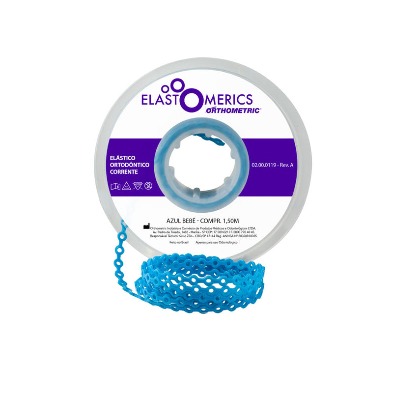 ELASTICOS CADENETA MEDIO AZUL BEBE 4.5M ORTHOMETRIC