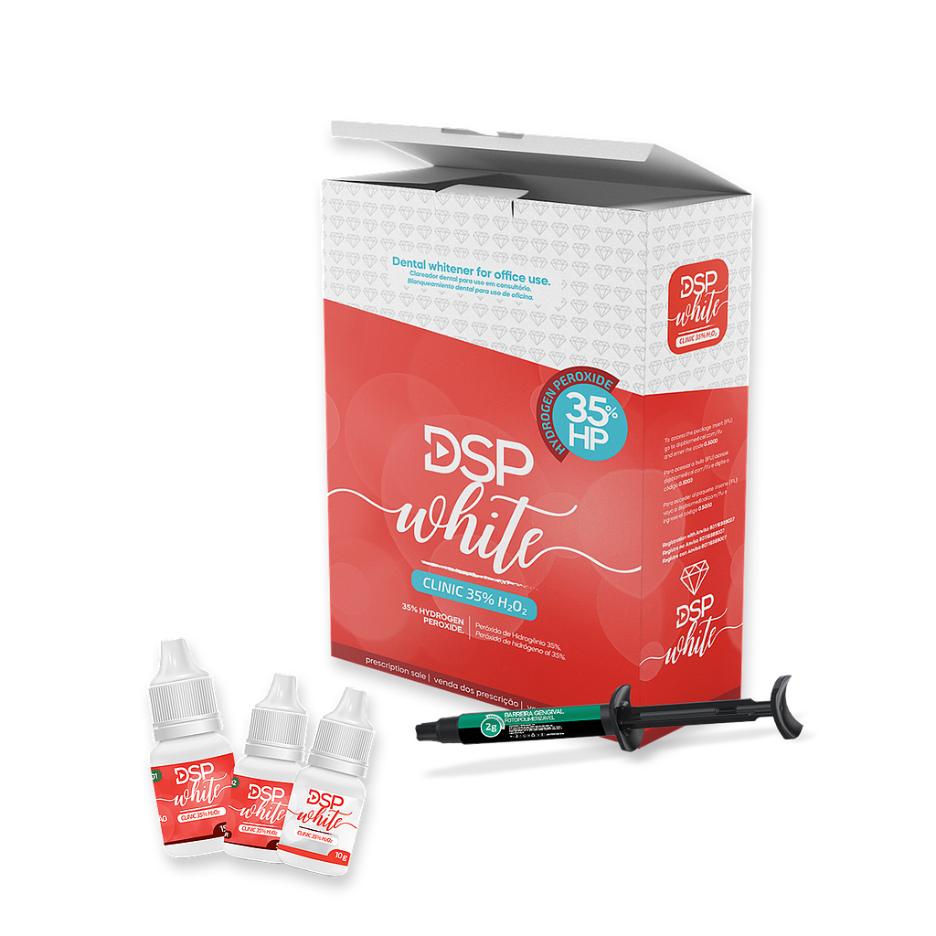 BLANQUEAMIENTO DSP WHITE CLINIC 35% KIT 15GR