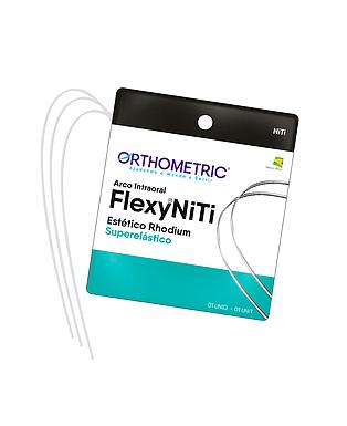 ARCO FLEXY NITI ESTHETIC RHODIUM 017X025 INF ORTHOMETRIC
